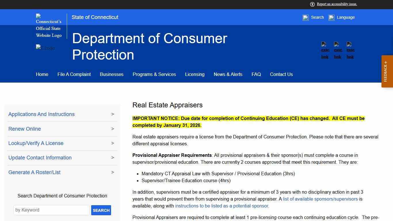 Real Estate Appraisers